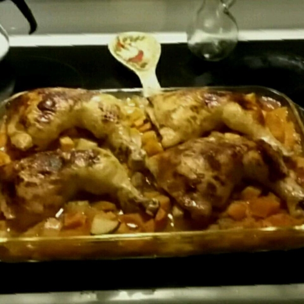 'Welcome Fall' Roasted Chicken and Butternut Squash