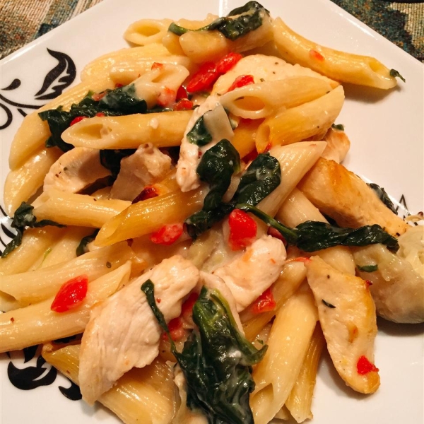 Kena's Chicken Spinach Artichoke Pasta