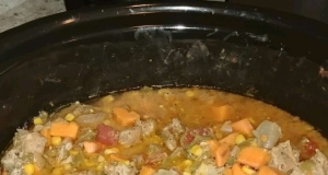 Slow Cooker Green Chile Stew
