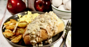 Apple-Sausage Gravy Boats