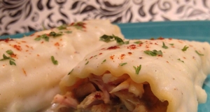 Chicken and Mushroom Manicotti