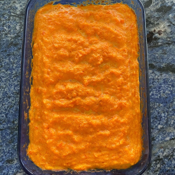 Cafeteria Carrot Souffle