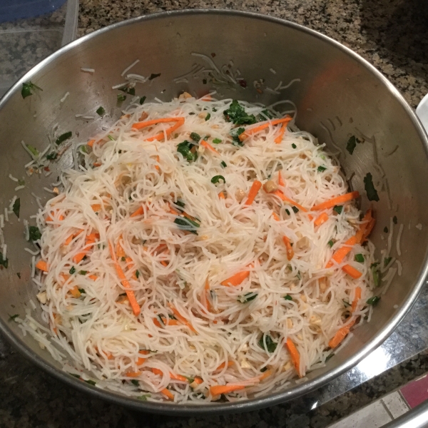 Spicy Rice Noodle Salad