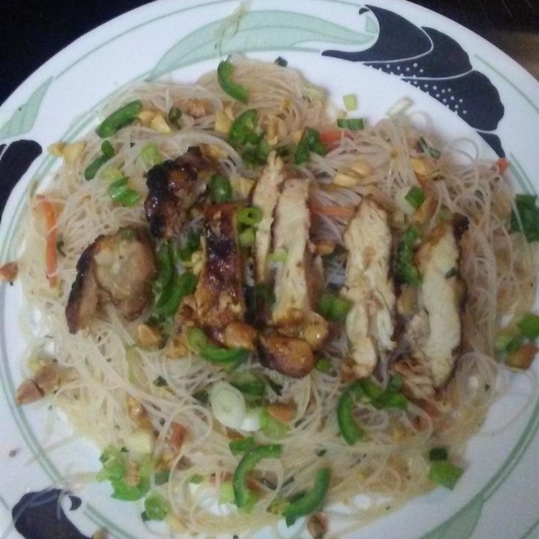 Spicy Rice Noodle Salad