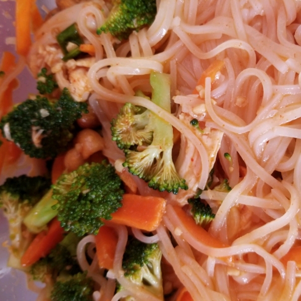 Spicy Rice Noodle Salad