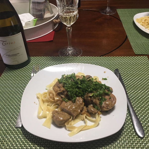 Pork Stroganoff