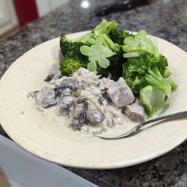 Pork Stroganoff