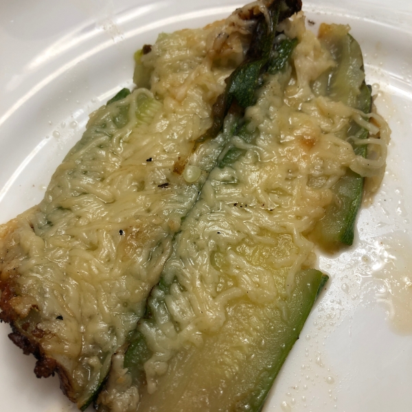 Grilled Parmesan Zucchini