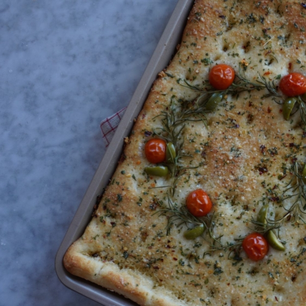 Easy Festive Focaccia