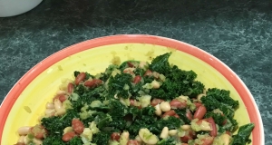 Vegan Chickpeas with Kale and Cilantro-Lime