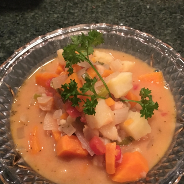 Spicy African Yam Soup