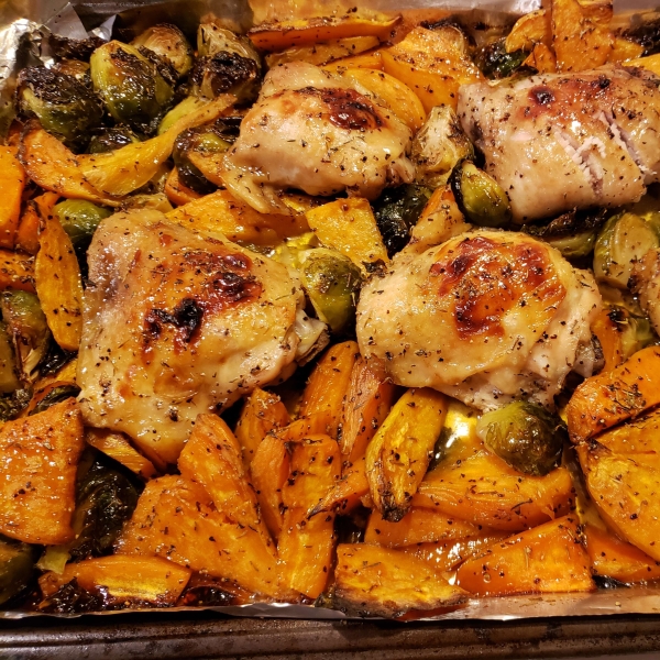 Maple-Roasted Chicken Thighs