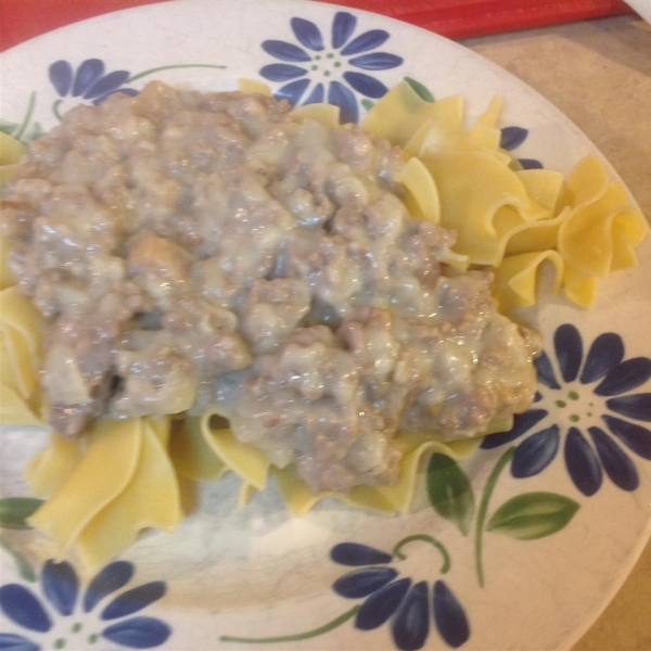 No Sour Cream Beef Stroganoff