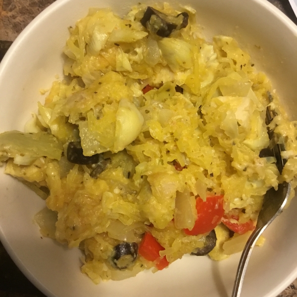 Mediterranean Spaghetti Squash