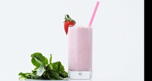 Strawberry Basil Milkshake