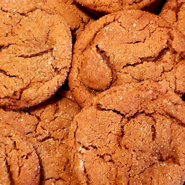 Big Soft Ginger Cookies