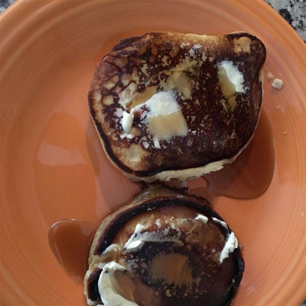 Easy Eggnog Pancakes