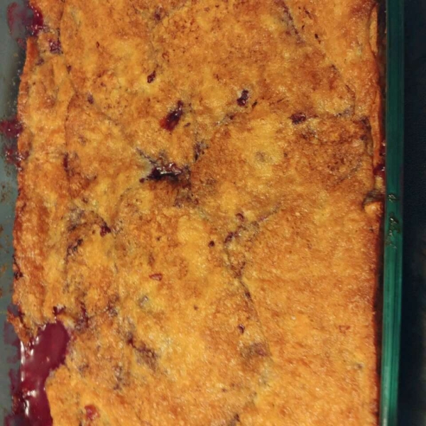 Peach Raspberry Cobbler