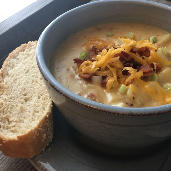 Slow Cooker Potato-Bacon Soup