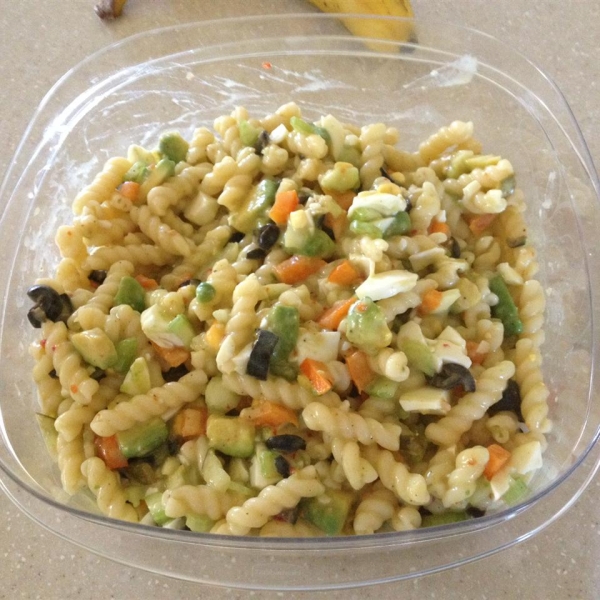 Simple Macaroni Salad with Egg