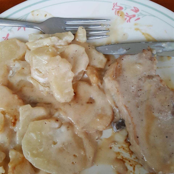 Stovetop Pork Chops and Potatoes