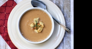 Vegan Roasted Cauliflower Soup