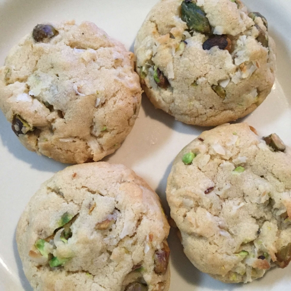 Coconut Pistachio Cookies