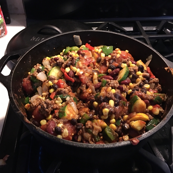 Rainbow Veggie Chili