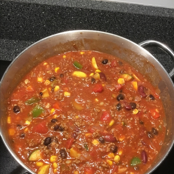 Rainbow Veggie Chili