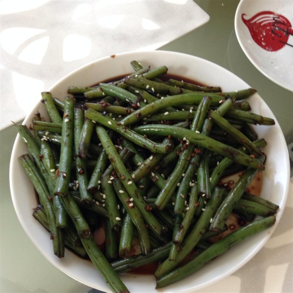 Honey Ginger Green Beans