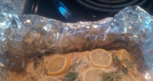 Mustard Salmon with Herbs