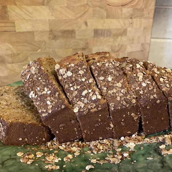 Oatmeal Banana Nut Bread
