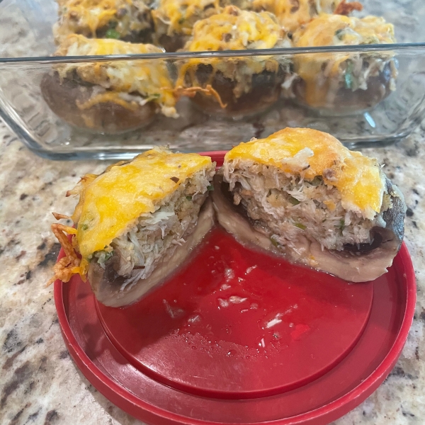 Perfect Crab-Stuffed Mushrooms