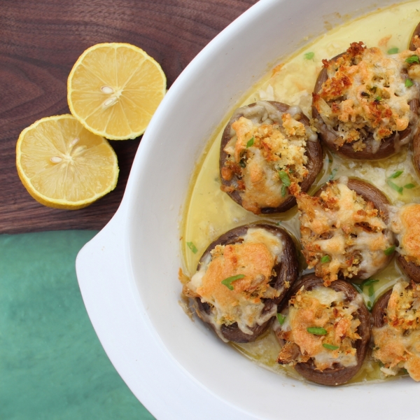 Perfect Crab-Stuffed Mushrooms