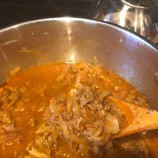 Passover Unstuffed Cabbage Soup