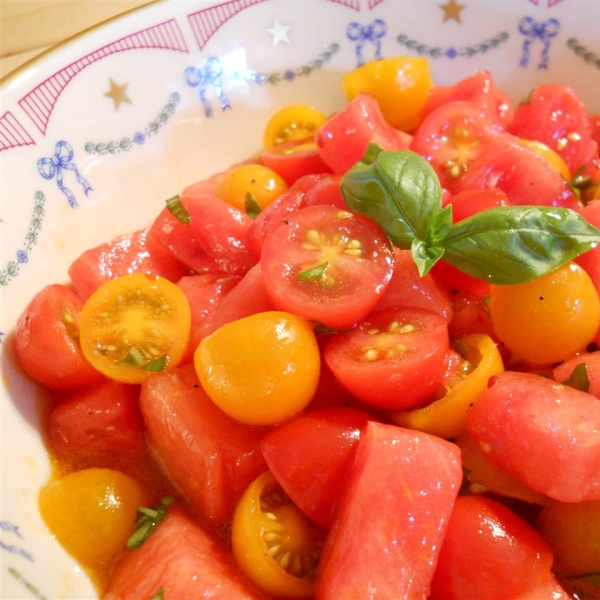 Spicy Watermelon Tomato Salad