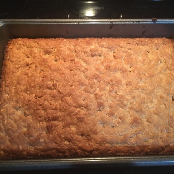 Oatmeal Scotchies in a Pan