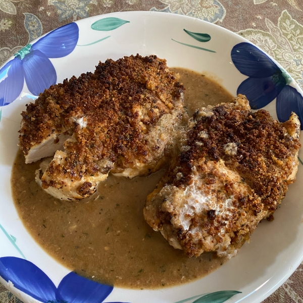 Crispy Garlic Breadcrumb Chicken