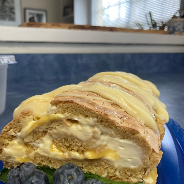 Jane's Jelly-Filled Vanilla Cake Roll