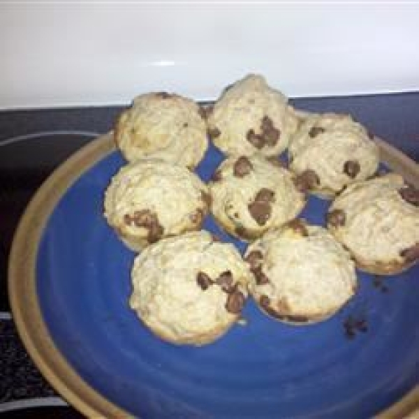 Chocolate Chip Sourdough Muffins