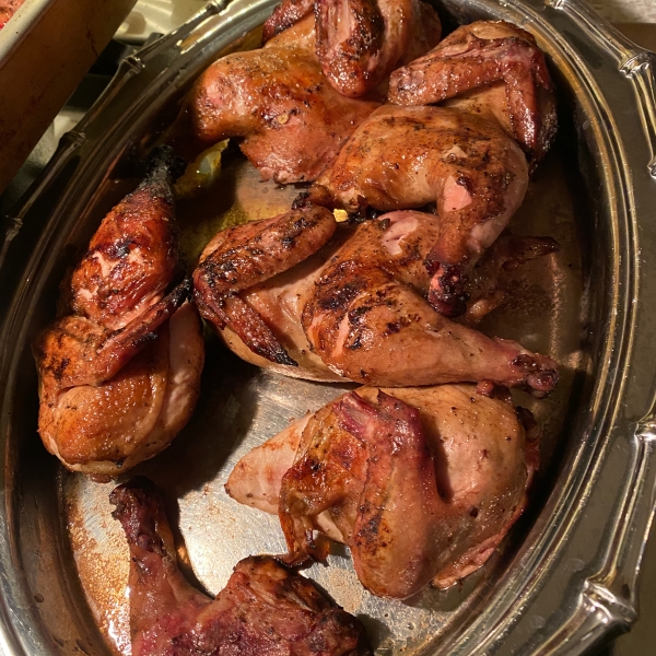 Grilled Cornish Game Hens