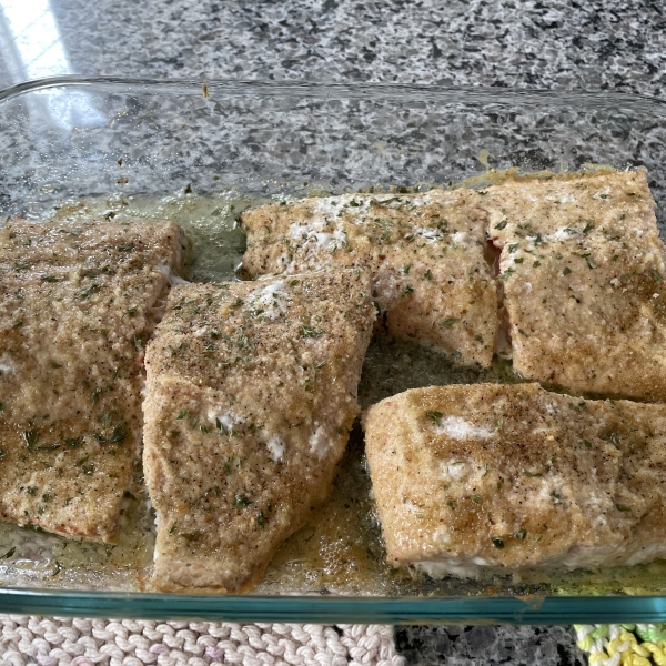 Baked Salmon Fillets Dijon