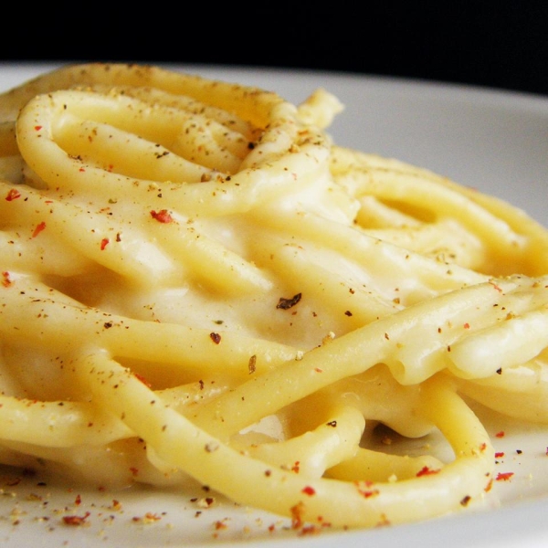 Bucatini Cacio e Pepe (Roman Sheep Herder's Pasta)