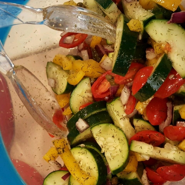 Cucumber Salad with Dill Vinaigrette