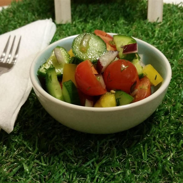 Cucumber Salad with Dill Vinaigrette