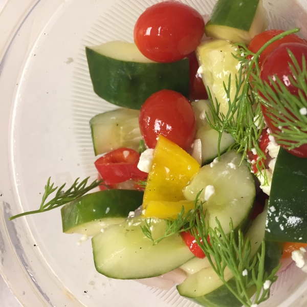 Cucumber Salad with Dill Vinaigrette