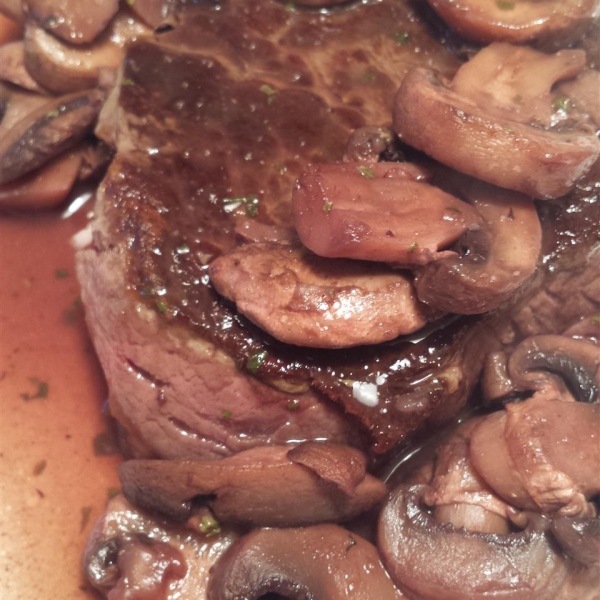 Less-Butter Steak Diane