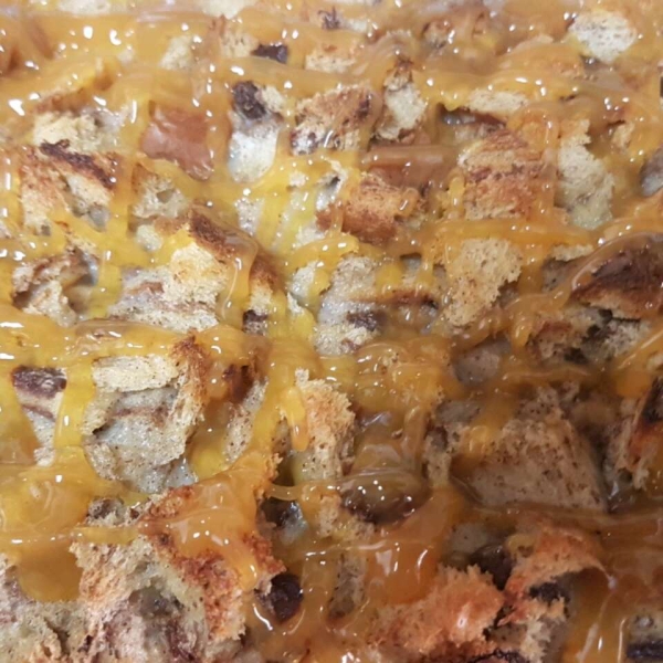 Maple Caramel Bread Pudding