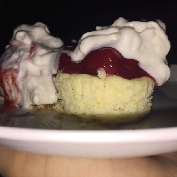 Bite-Sized Cheesecake Cupcakes