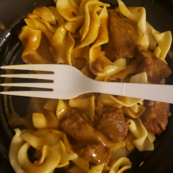 Slow Cooker Beef Stroganoff